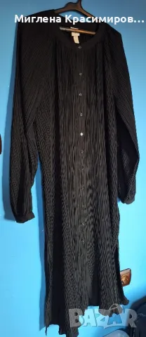 Черна рокля HM, снимка 4 - Рокли - 48272154