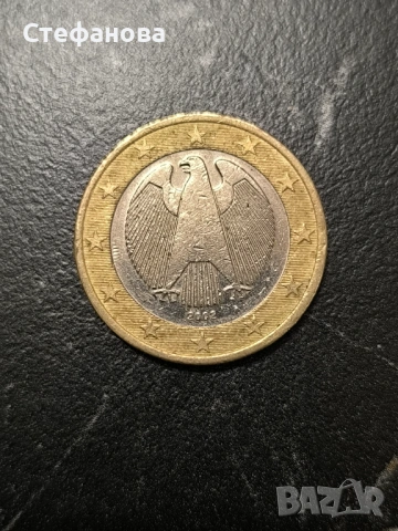 Монета 1 euro 2002 серия А