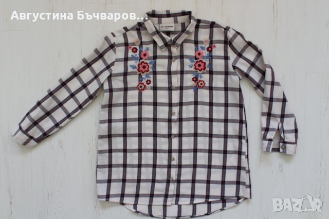 Риза с дълъг ръкав-каре LC Waikiki 6-7 г./116-122 см.