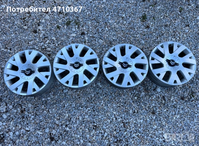 17-ки, 4х108, 65.1мм, ет 26, 6.5J, 4бр. джанти Ситроен