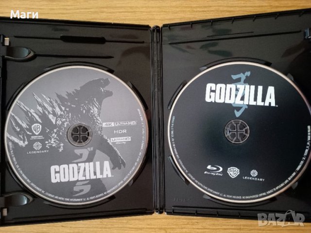 Godzilla 2014 / Годзила / 4K UHD + Blu Ray disc/ Блу Рей диск с Бг субтитри , снимка 3 - Blu-Ray филми - 43152301