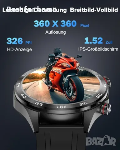  Мъжки водоустойчив смарт часовник MEGALITH, снимка 5 - Друга електроника - 49941087