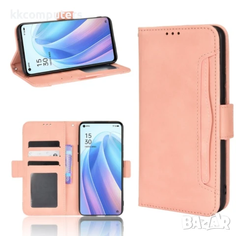 OPPO Reno7 5G / Find X5 Lite Wallet Калъф и Протектор, снимка 3 - Калъфи, кейсове - 51340916