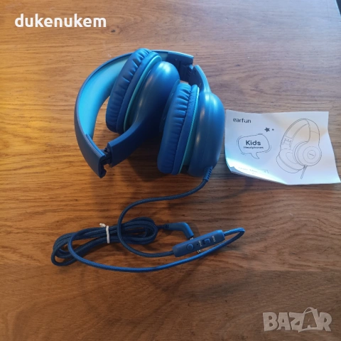 Детски слушалки с кабел и микрофон – ограничение 85/94 dB, сгъваеми, снимка 7 - Слушалки и портативни колонки - 53162597