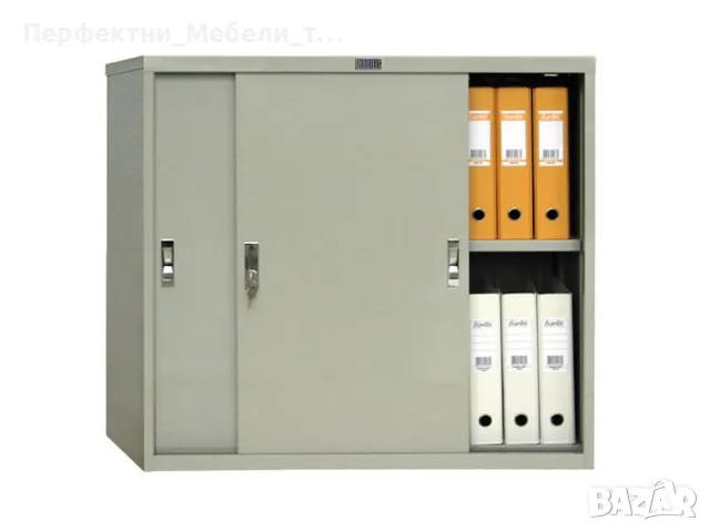 Метални шкафове,шкаф за балкон/тераса,шкаф за градина,шкаф с плъзгащи врати,нисък метален шкаф 83см, снимка 2 - Шкафове - 44383346