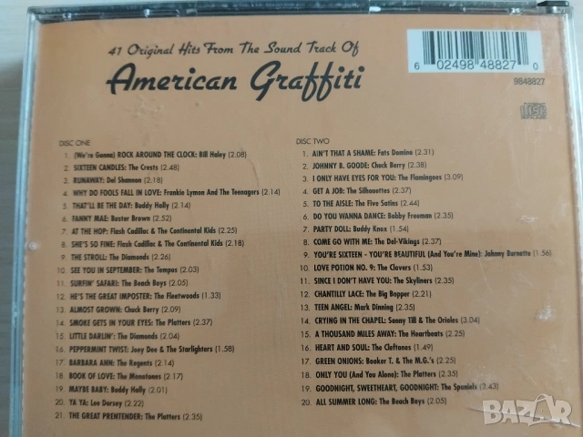  41 Original Hits From The Sound Track Of American Graffiti оригинален двоен диск, CD1 / CD2, снимка 2 - CD дискове - 31927868