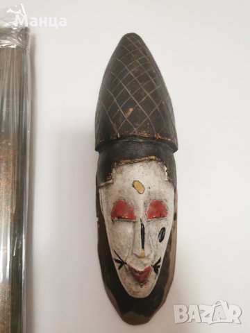Африканска маска, снимка 2 - Антикварни и старинни предмети - 33430631
