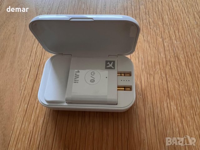 1Mii B05 Bluetooth 5.3 адаптер за слушалки с преносим калъф, бял, снимка 8 - Друга електроника - 43727117