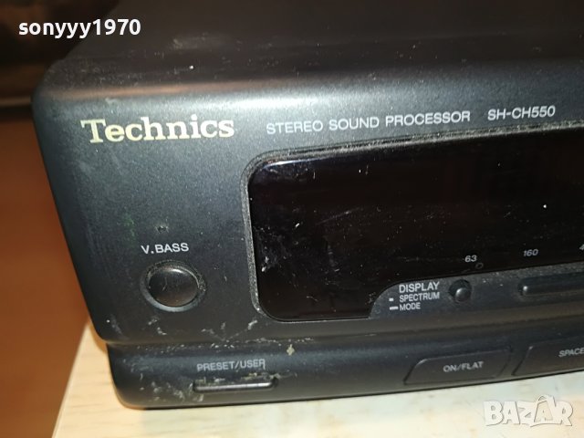 technics sh-ch550 stereo sound processor-made in japan-внос swiss 1705231054, снимка 5 - Ресийвъри, усилватели, смесителни пултове - 40730828