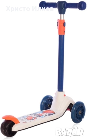 Тротинетка Lorelli - Tamtam със светещи гуми 3 цвята, снимка 7 - Детски велосипеди, триколки и коли - 52236031