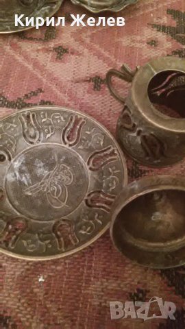 Сервиз турски меден стар 22893, снимка 6 - Декорация за дома - 33073979