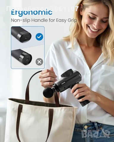 Мускулен масажор RENPHO масажиращ пистолет за дълбок масаж 120 лв., снимка 6 - Други - 50964630