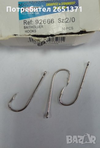 Куки за хищна риба FTK – 10 броя - 3 лв. Размери: 2/0, 1/0, снимка 6 - Такъми - 34573269