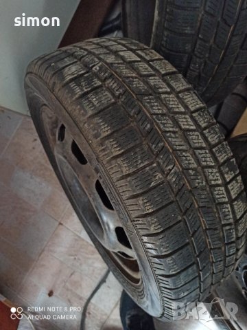 Зимни гуми с джанти Мерцедес А класа 185/55/15, снимка 2 - Гуми и джанти - 38334913