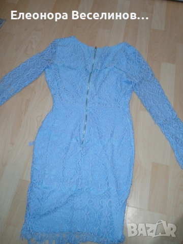 Елегантна дантелена рокля, снимка 2 - Рокли - 53421228