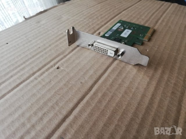 PCI-E DVI-D Graphics Adapter add Card Fujitsu-Siemens ICT-50 Low Profile, снимка 3 - Видеокарти - 32868919