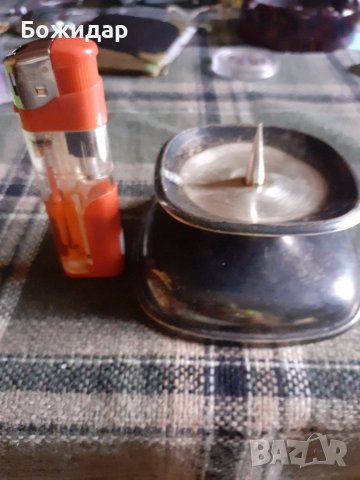 СВЕЩНИК. ПОСРЕБРЕН. WMF. ГЕРМАНИЯ., снимка 2 - Декорация за дома - 37410334