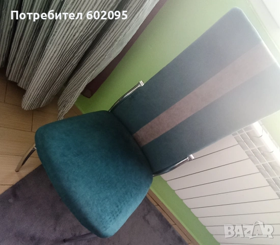 Комплект тапицирани столове 4бр, снимка 2 - Столове - 53486336