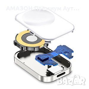 Beyeah Магнитен заряден адаптер за Apple Watch Ultra,SE/малък/лек/бързо зареждане/компактен, снимка 5 - Аксесоари за Apple - 43341615