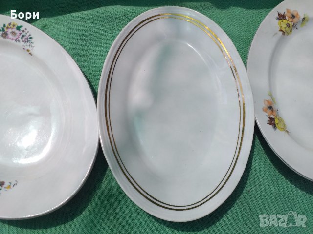 Български порцелан плата, снимка 3 - Чинии - 33061624