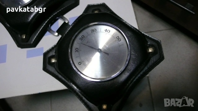 Часовник и барометър термометър, снимка 3 - Антикварни и старинни предмети - 53098670