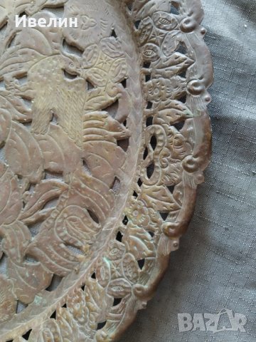 стара метална табла,поднос, снимка 2 - Антикварни и старинни предмети - 32679577