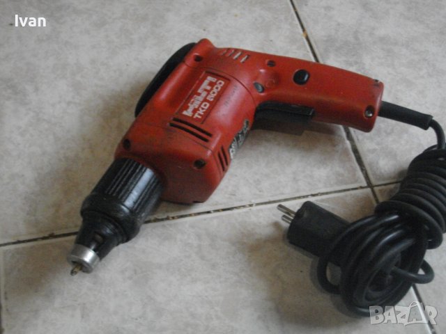 HILTI-450W-Ел.Винтоверт За Гипсокартон-Швейцарски/Martin-350W-Прав Немски Шлайф-Старо качество-Голям, снимка 9 - Други инструменти - 40412770