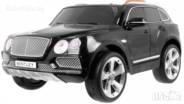 Bentley Bentayga 12V – Детски акумулаторен джип, Черен, EVA гуми