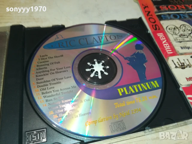 ERIC CLAPTON PLATINUM CD 0708251505, снимка 2 - CD дискове - 51286382