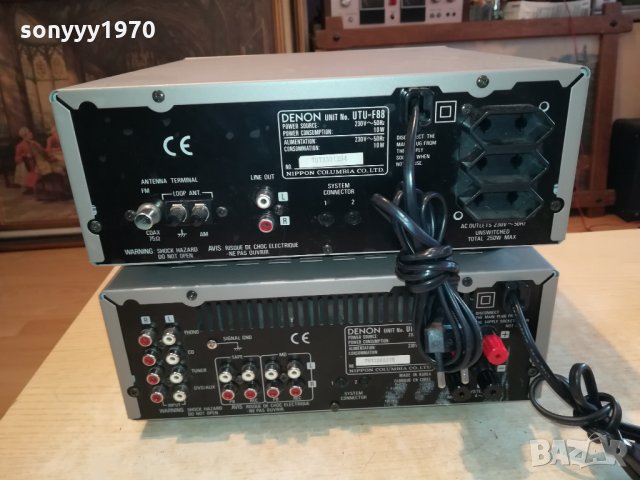 DENON AMPLIFIER+DENON TUNER-SWISS 2812211916, снимка 3 - Ресийвъри, усилватели, смесителни пултове - 35262040