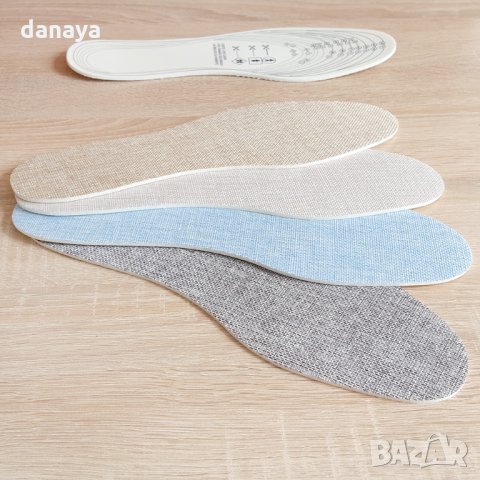 1514 Антибактериалнаи стелки за обувки унисекс синтетичен лен 36-46 номер, снимка 9 - Други - 29017218