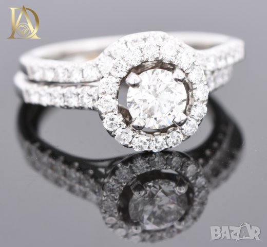 Нов Сет от Два Златни Пръстена с 1.52кт Естествени Диаманти, снимка 2 - Пръстени - 44104001