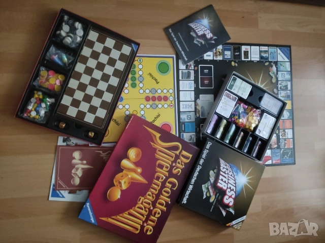  Настолни игри Бизнес мастър,Дама,Шапка,Не се сърди човече и др.