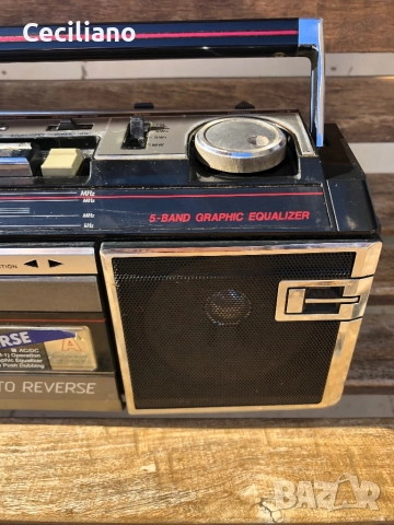 Радиокасетофон Sanyo MW-711K, снимка 11 - Радиокасетофони, транзистори - 52927144