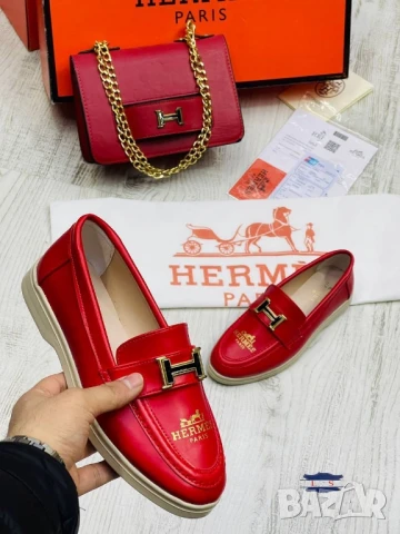 мокасини hermes , снимка 4 - Дамски ежедневни обувки - 51302675