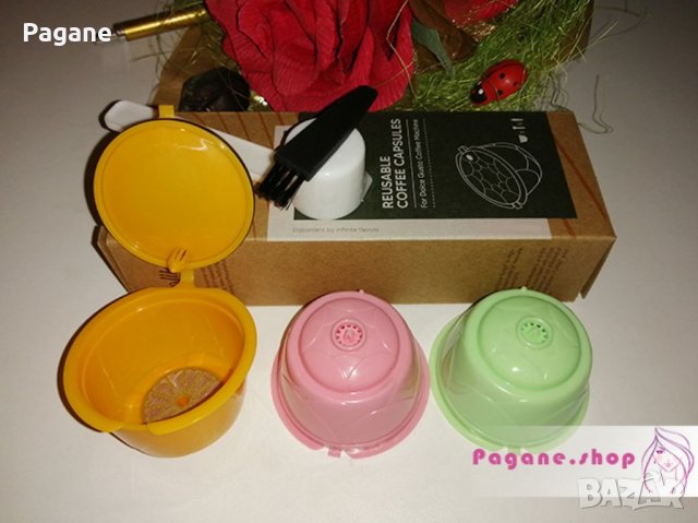 3 броя Капсули за многократна употреба за кафе машини Долче Густо , снимка 3 - Домашни напитки - 38181218