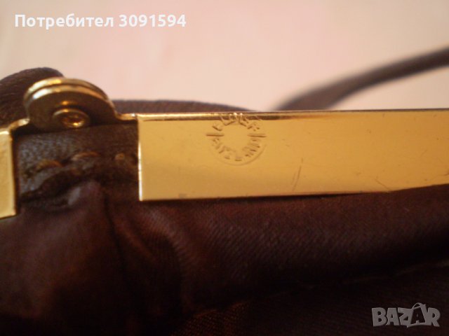 Антична кожена чанта Метална закопчалка и единична  дръжка Английска тъмно кафяв цвят  , снимка 8 - Чанти - 37367177