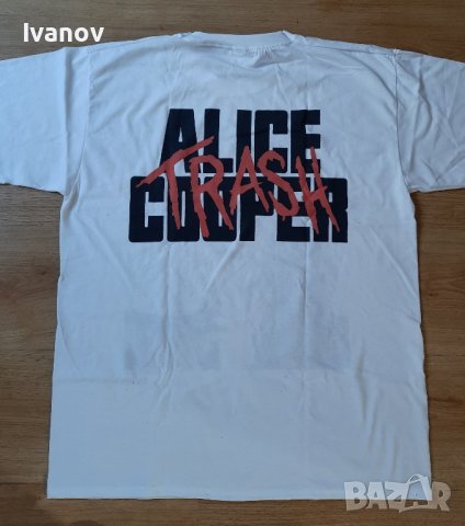 Alice Cooper нова двустранна тениска размер L, снимка 2 - Тениски - 44091272