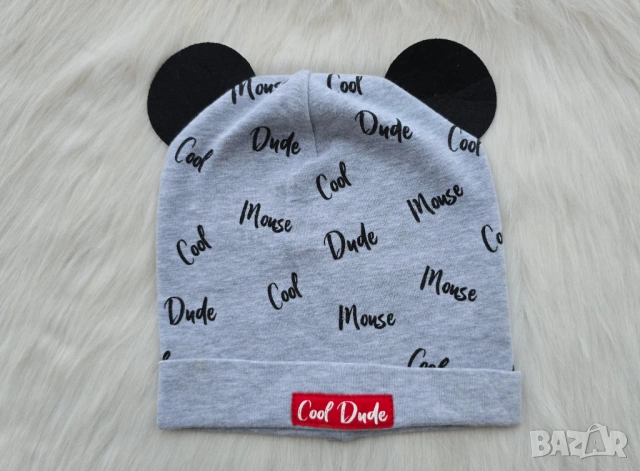 Детска шапка Мики м.Маус 1-3 години , снимка 2 - Шапки, шалове и ръкавици - 53489940