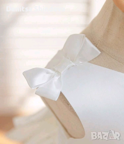 Детска официална бяла рокля, снимка 5 - Бебешки рокли - 51670514