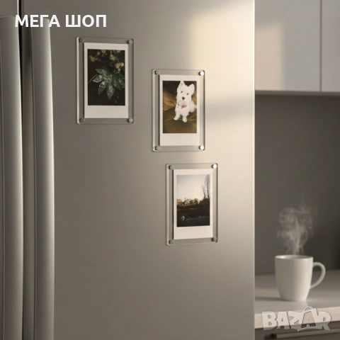 Двустранни магнитни рамки за снимки – комплект 5 броя, снимка 2 - Други стоки за дома - 52920034