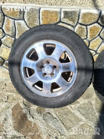 Оригинални лети джанти с гуми за Ауди, 15 цола 5 бр , снимка 2 - Гуми и джанти - 48837255