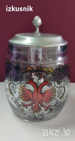 Красива рисувана халба ORIGINAL BMF от 80-те години