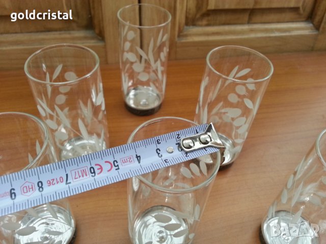 Руски кристални чаши , снимка 4 - Антикварни и старинни предмети - 37348907