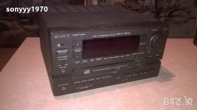 sony hcd-h1600 cd receiver-japan-внос швеицария, снимка 4 - Ресийвъри, усилватели, смесителни пултове - 27203104