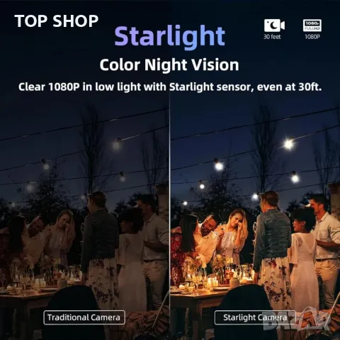 Безжични камери за сигурност virtavo,, снимка 3 - Комплекти за видеонаблюдение - 48697691