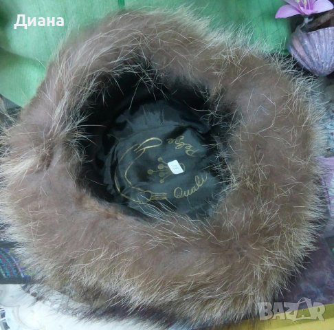 Дамски шапки от норка и лисица., снимка 12 - Шапки - 34912881