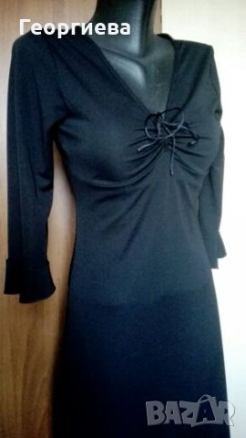 Черна официална рокля ПРОМОЦИЯ 🍀👗 XS, S, S/M🍀👗 арт.261