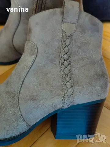 Боти велур номер 38, снимка 5 - Дамски боти - 48499976