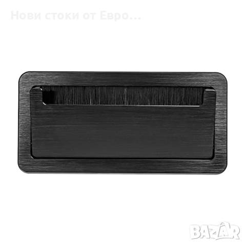 Двоен контакт с алуминиев капак, вграден, Spacetronik, SPS-B26B_V2, USB порт, HDMI, RJ-45, черен, снимка 4 - Къмпинг осветление - 52475055